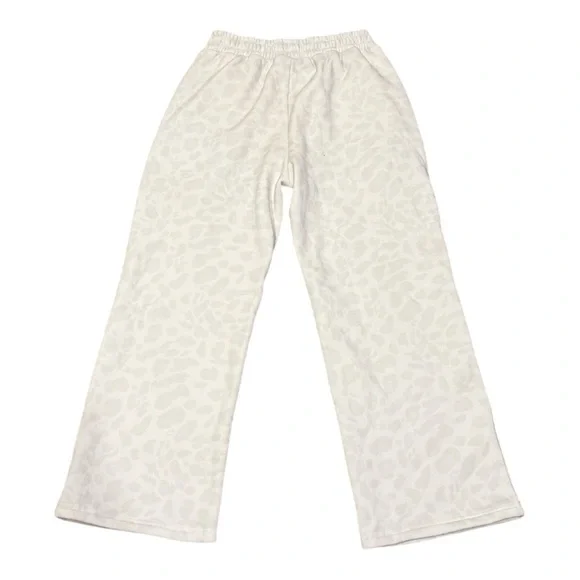 Comfrt Minimalist Straight Leg Sweatpants Snow Leopard Women’s Sz L - Picture 2 of 9